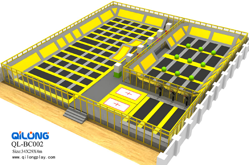 Buy Chinese Cheap Price Big Colorful Indoor Trampoline Park For Sale