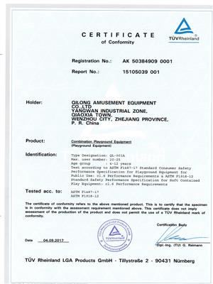 Environmental Certification of play equipment