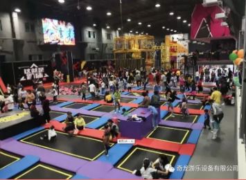 Shen zhen 365 Jump Island trampoline park open business