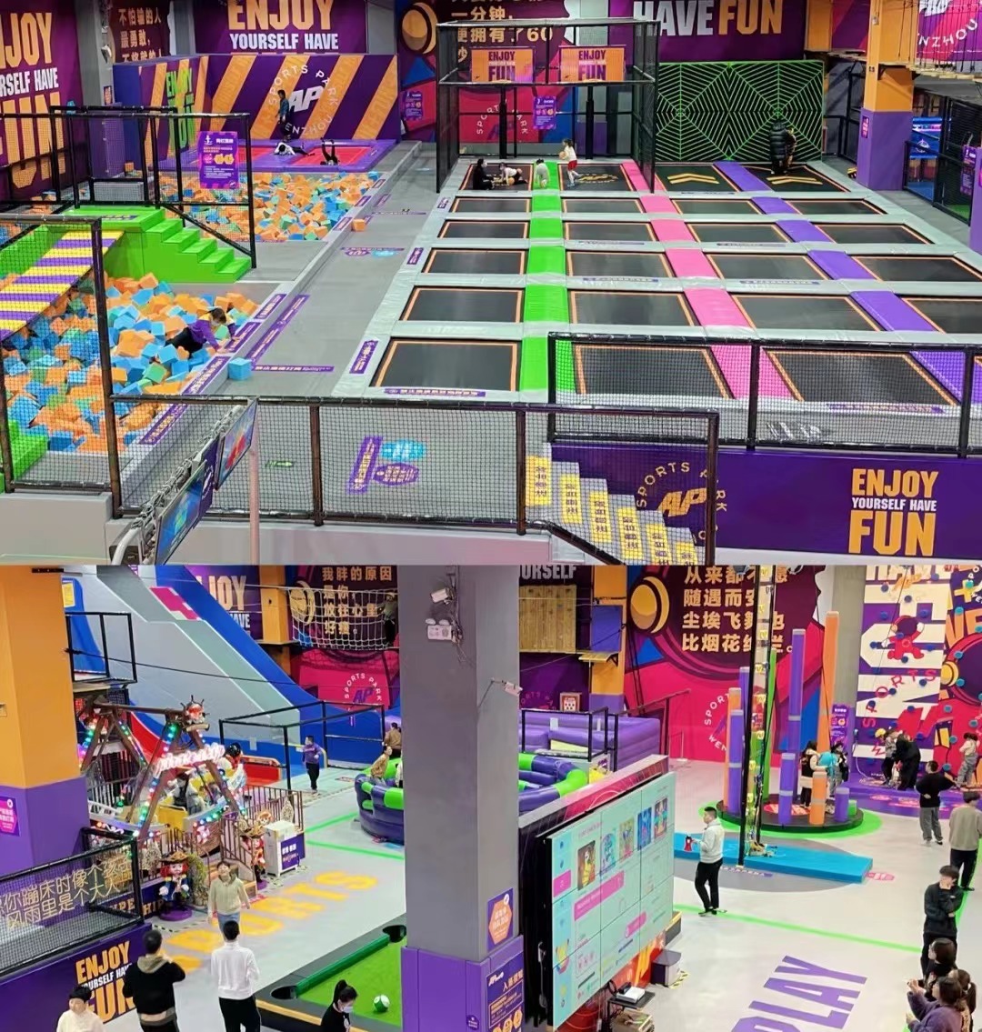 The trampoline park manufacturer replied, 