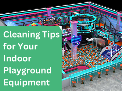 How do you clean an indoor playground