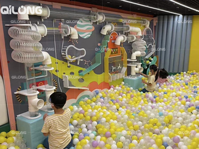 Which Indoor Playground Equipment Contains Interactive or Educational Features?