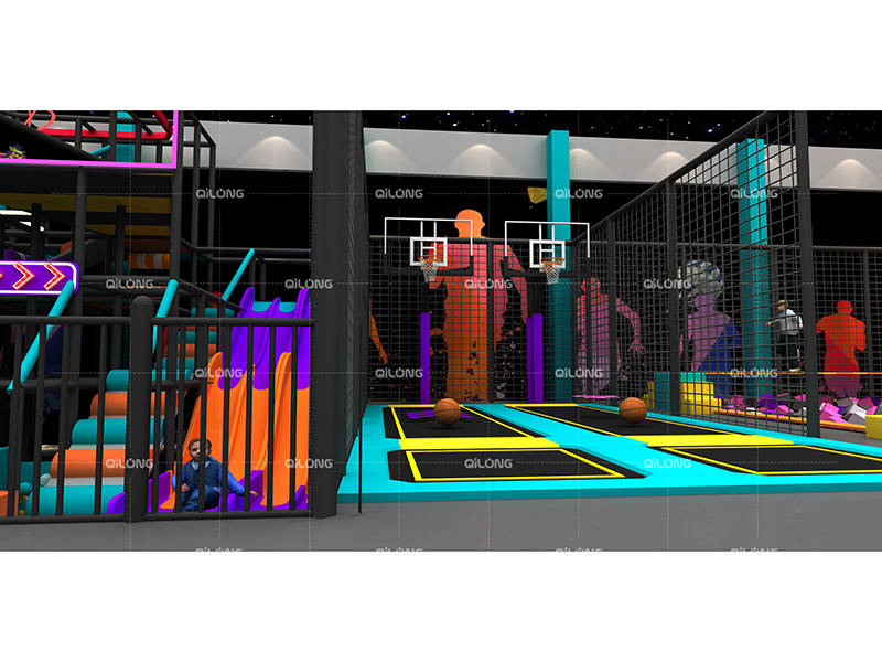 Trampoline park Basket ball