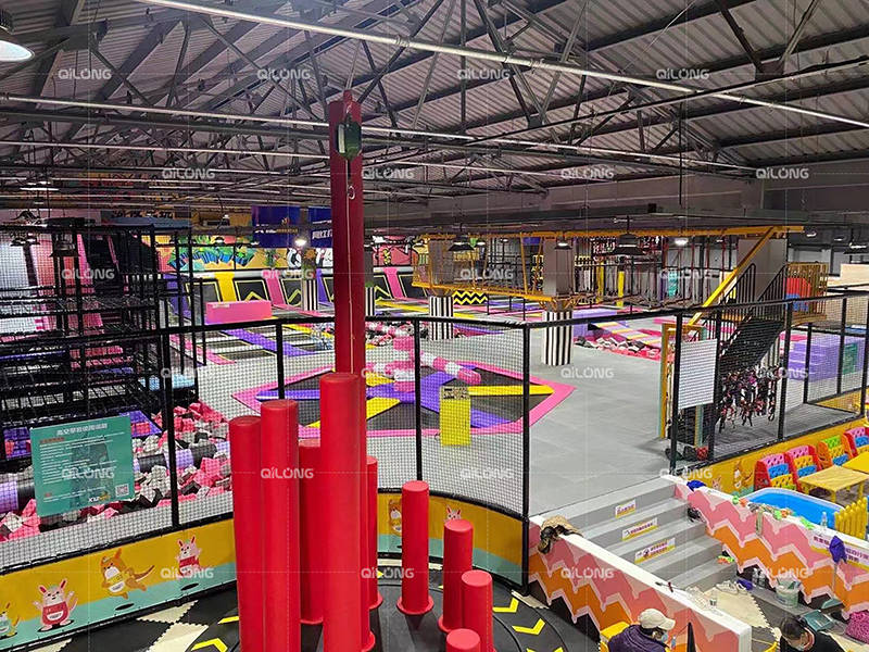 trampoline park install