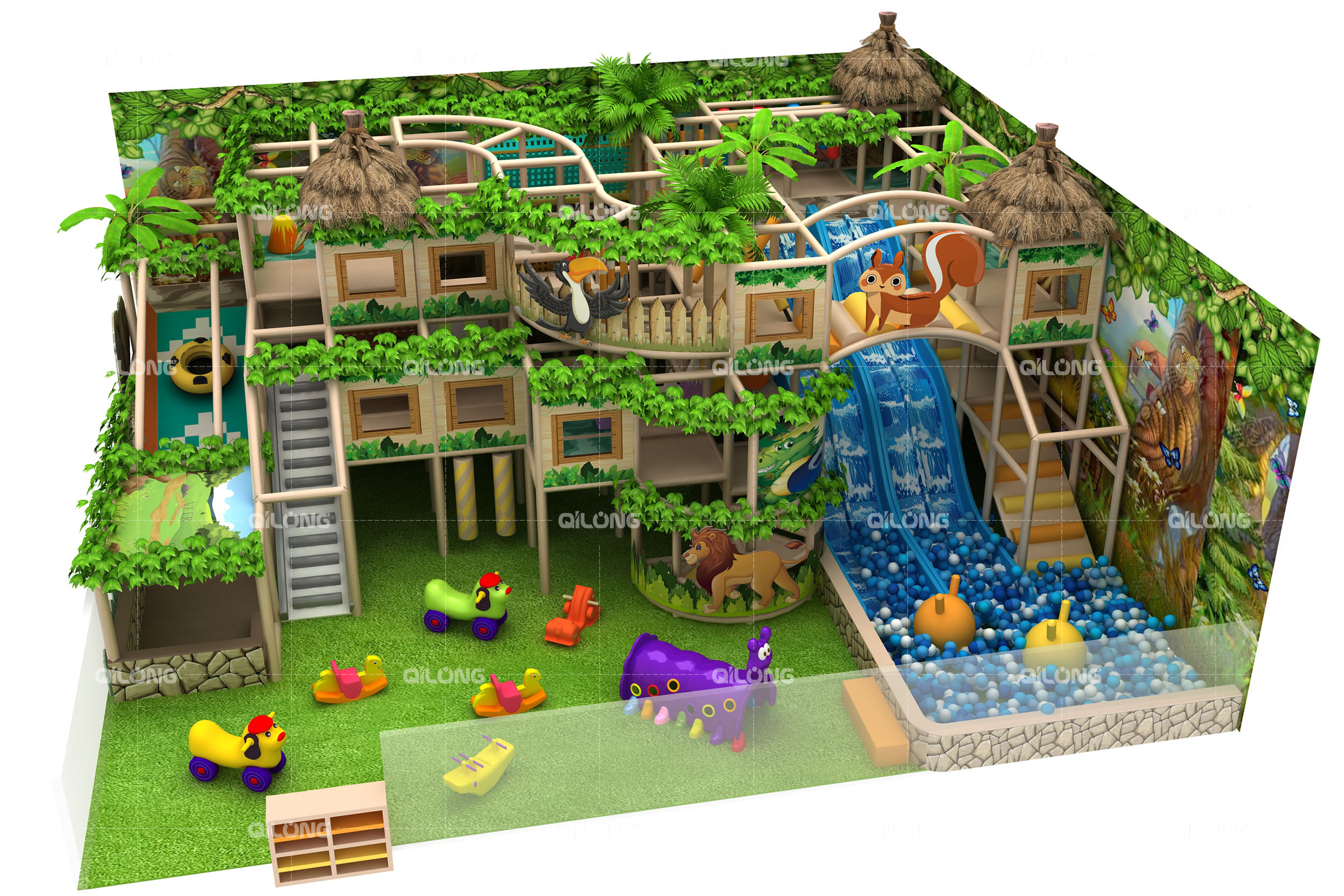 Indoor Playground-Forest theme