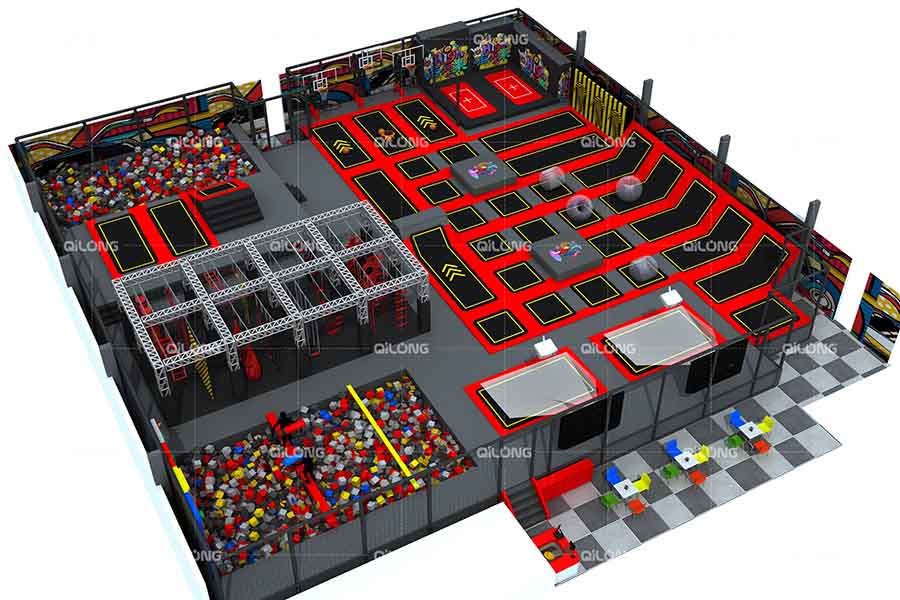 2023 New Trampoline Park Equipment For Adult