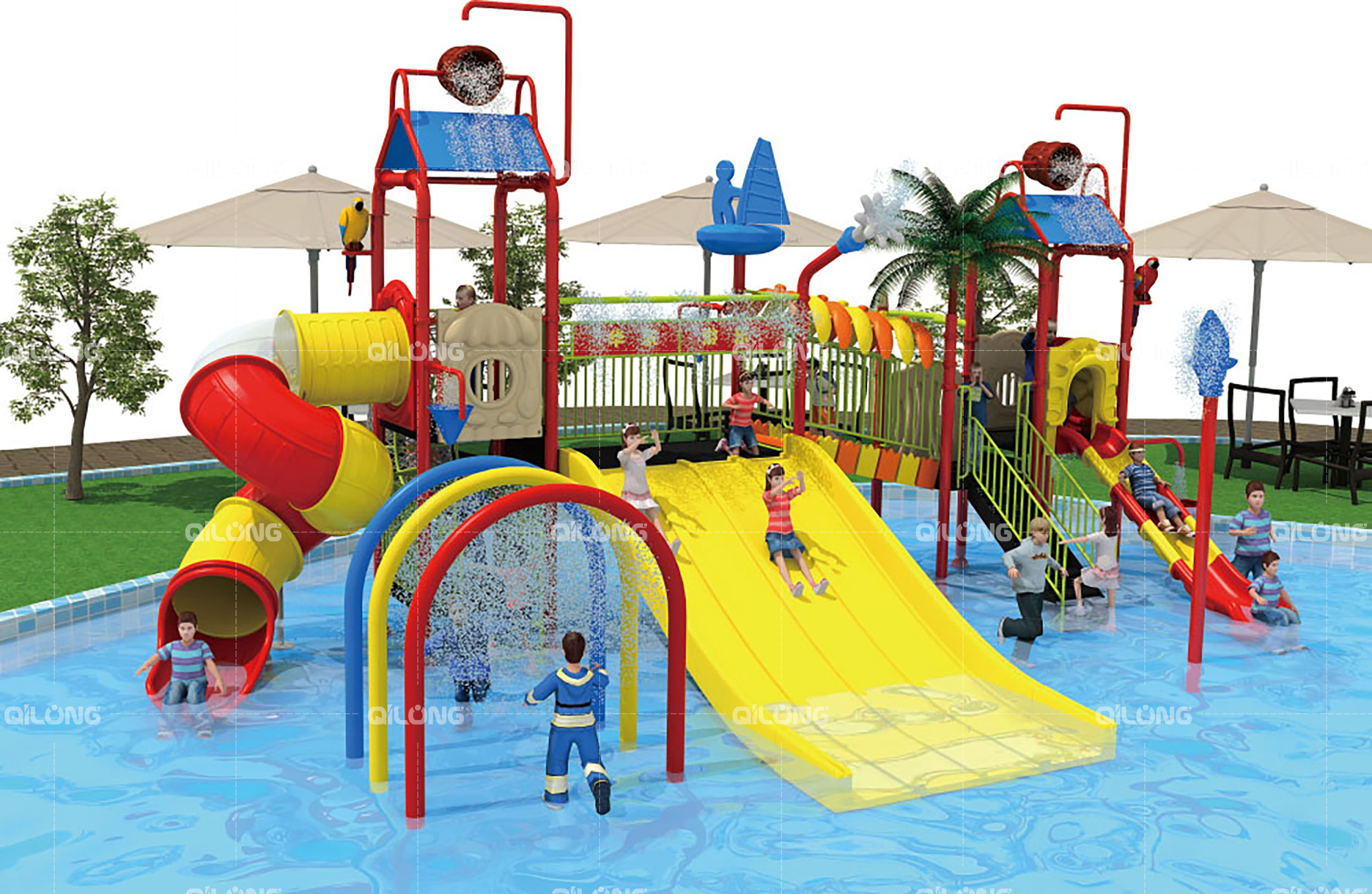 Outdoor playground equipment