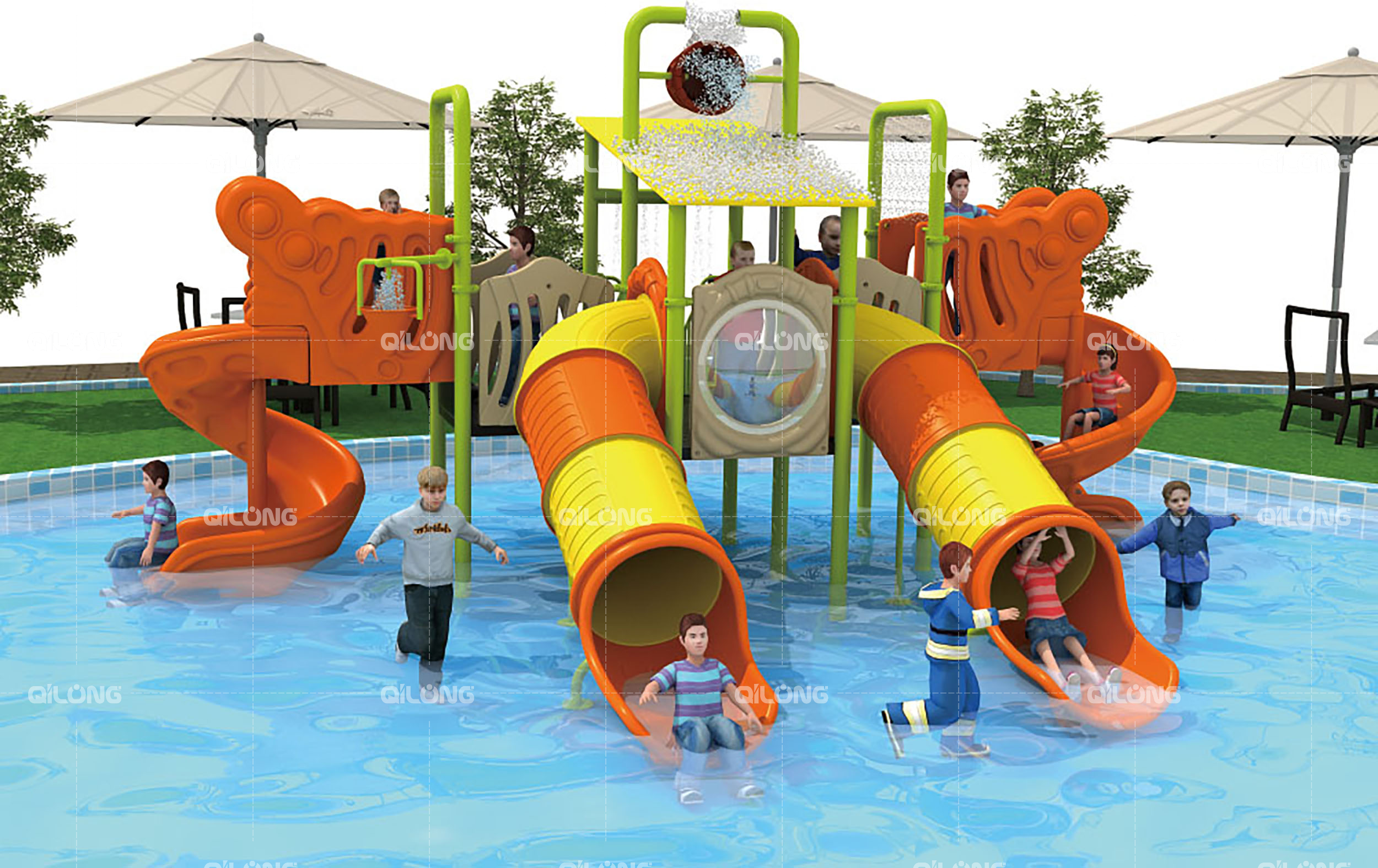 Outdoor playground equipment