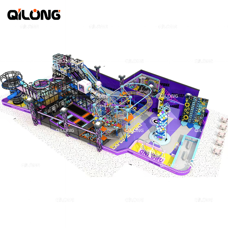Custom Amusement Park Equipment Kids Indoor Playground for Sale Indoor Slide Indoor Play Center Kids Zone 12 Months
