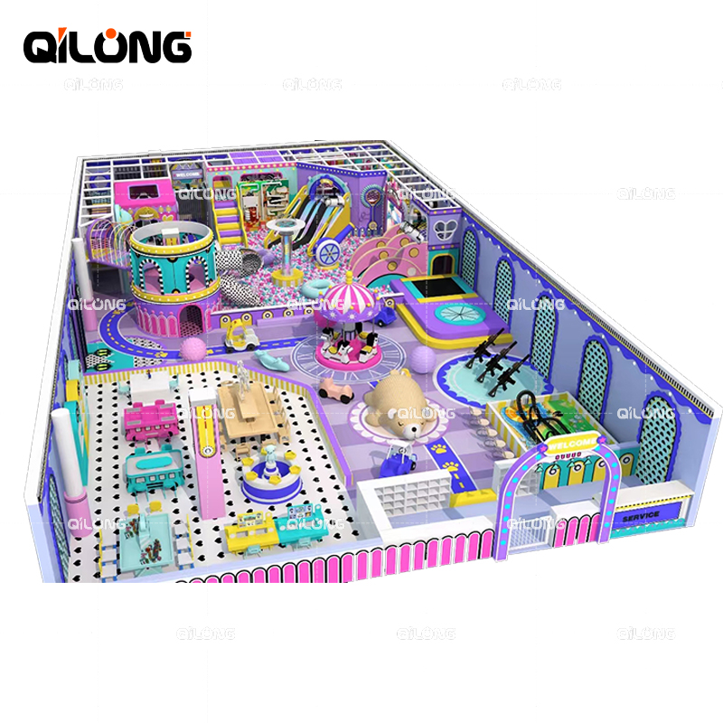 Commercial Children's Amusement Indoor Playground Kids Play Area Parks Children's Trampoline Parks