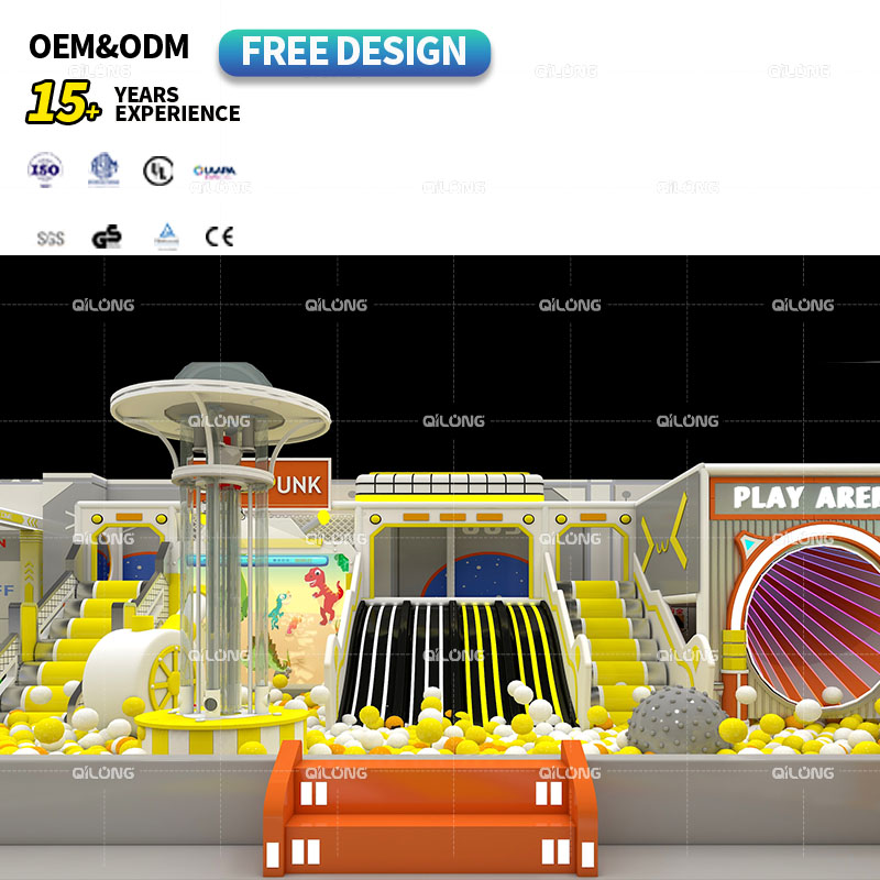 Professional Commercial Kids Indoor Playground Equipment for Kids Custom Soft Play Structures with Slides, Climbing , Ball Pits
