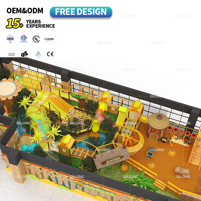 Kids Indoor Playground Equipment with Slides for Children Adventure Park Customized Indoor Playground for Kids