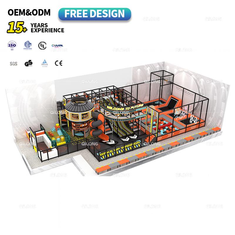 One-Stop Service Indoor Playground Playland Trampoline Park Indoor Entertainment Kids Play Amusement Center for Shopping Mall