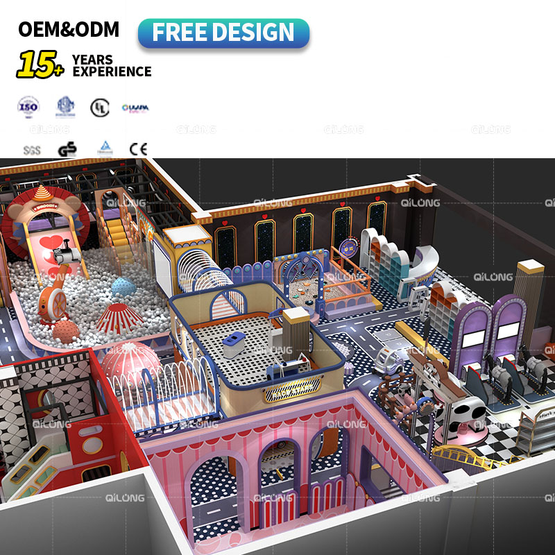 Amusement Park Entertainment Center Kids Children Soft Play Naughty Castle Indoor Playground Game Zone