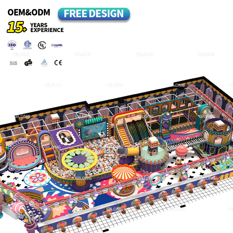 Large Amusement Park Equipment Kids Soft Play Zone Area Indoor Playground Equipment Jumping for Kids
