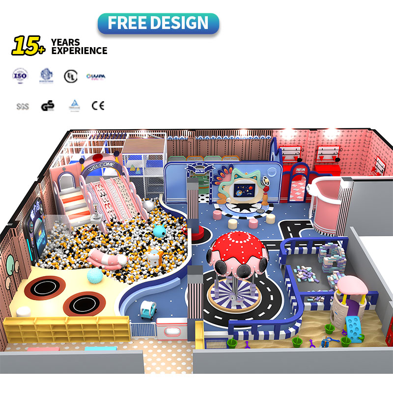 Children Playroom Commercial Soft Play Area Slides Plastic Equipment Kids Soft Adventure Play Center Indoor Playground Equipment 