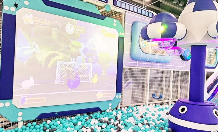 Interactive Ball-Throwing Zone