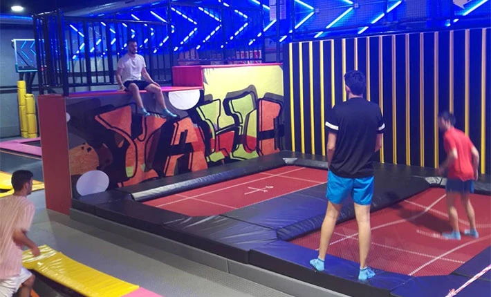 Professional Trampoline Area