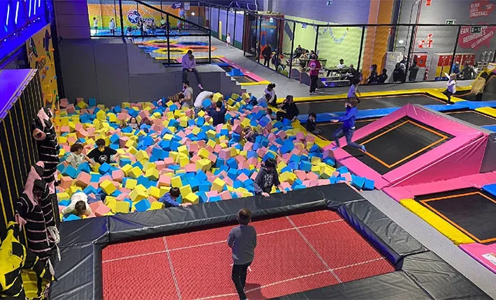 Professional Trampoline Area