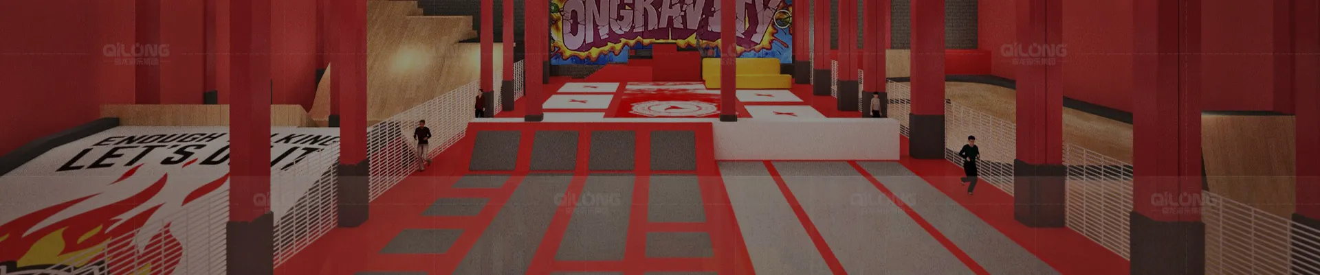 Trampoline Park Functional Zone