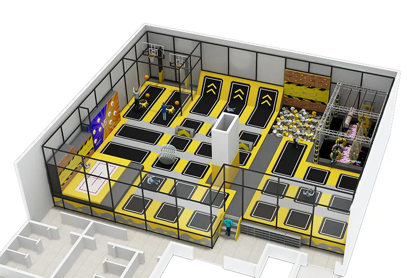 Multifunctional Custom Sports Space: Fitness, Entertainment, Team Building & Training – Maximized Space Utilization