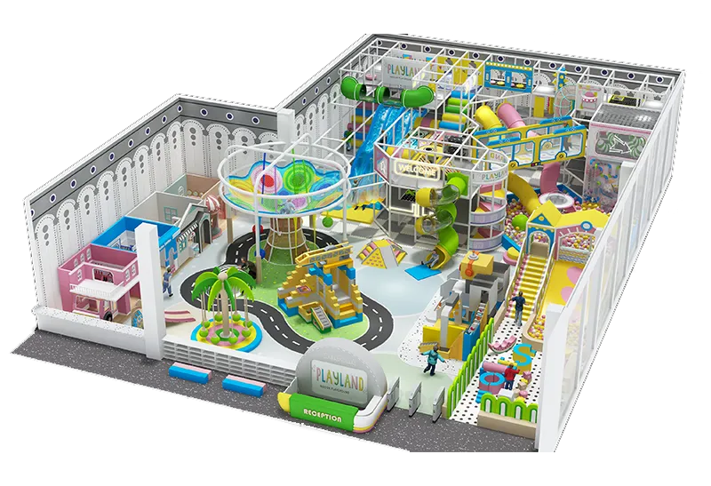 Fully Customizable Indoor Play Solution: Slides, Ball Pits, Role-Play & Soft Play – ASTM/CE Certified – Boosts Foot Traffic for Venues
