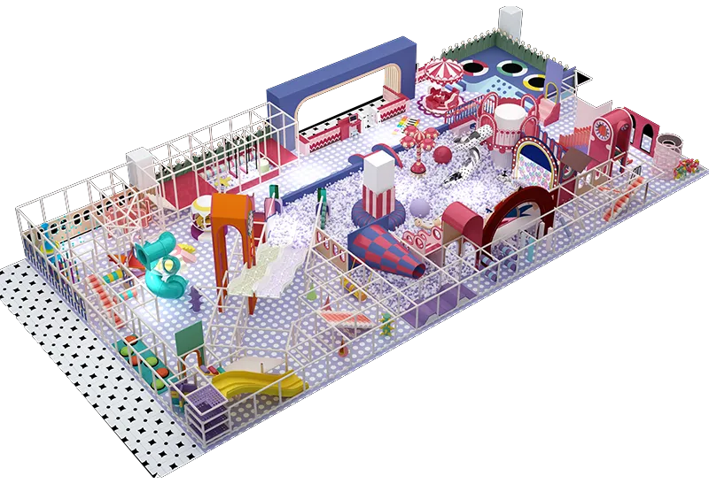 Customizable Whimsical Play System: Multi-Level Adventure Structures, Spiral Slides, Ocean Ball Pits & Interactive Role-Play Houses