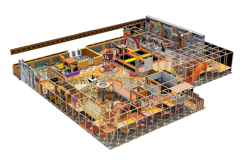 Multi-Functional Tech-Sports Indoor Play Center: High-Interaction, Physical Challenge & Immersive Space for Modern Malls
