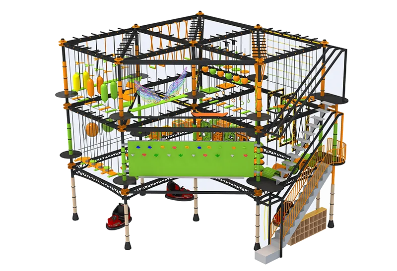 Elevated Activity Zone: Distinct Upper-Level Excitement & Visual Impact – Functional Smooth Transitions – Space-Efficient Height Maximization