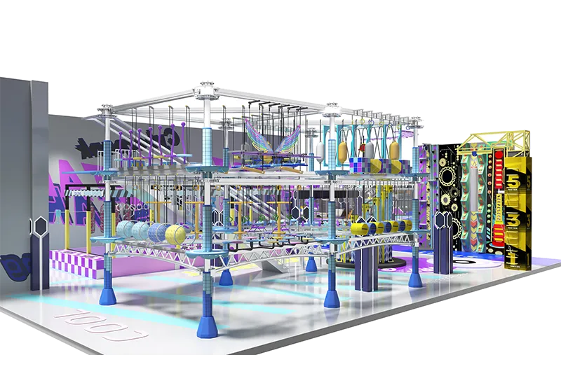 Elevated Walking Routes: Continuous Above-Ground Pathways – Functional Zoning for Clear Organization – Stable Safe Installation for Long-Term Use