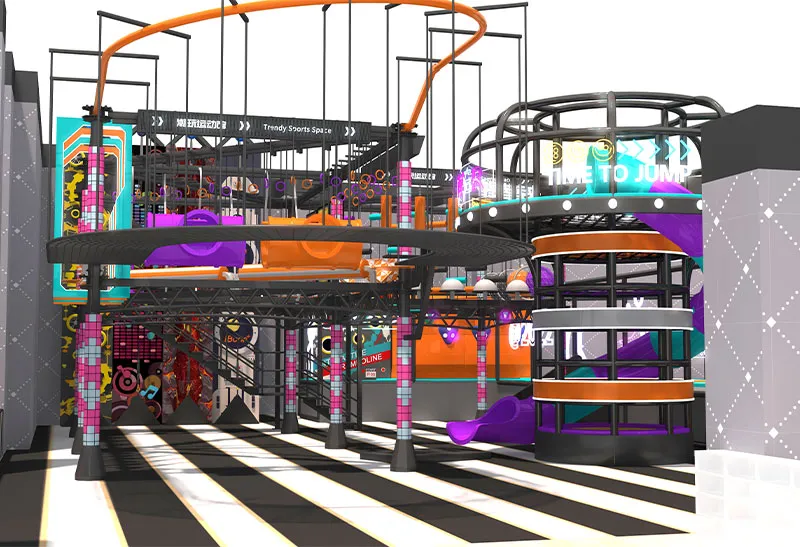Combined Activity Zone: Multi-Obstacle Integration, Clear Zoning & Long-Term Stability for Commercial Environments