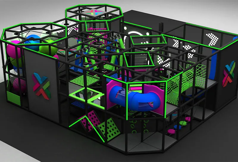 Cube-Shaped Immersive Puzzle Space: 3D Play Routes, Diverse Interactive Levels & Trendy Cyberpunk Visual Design