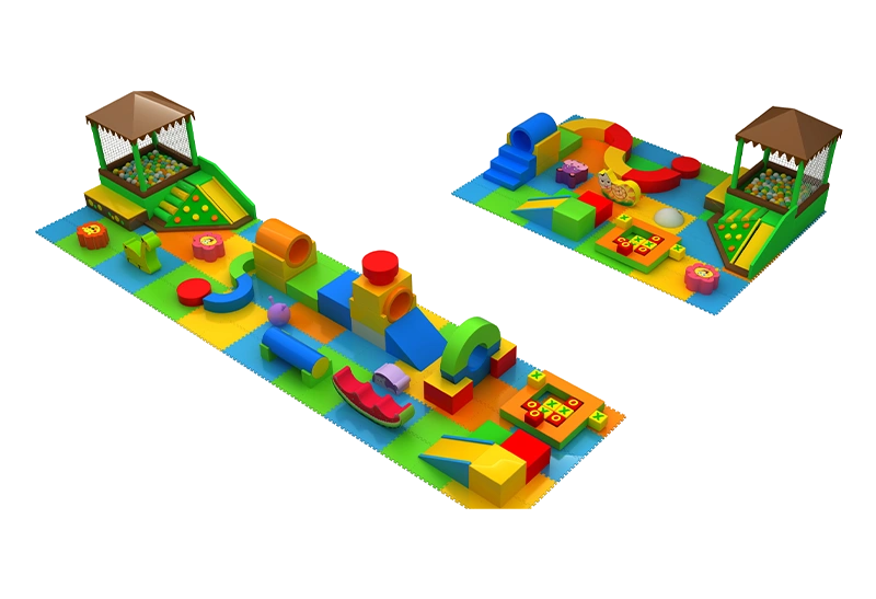 Toddler Soft Play Obstacle Course for Ages 6mo-3yr: Safe, Colorful Modular Set for Crawling, Climbing & Balancing – Ideal for Daycares