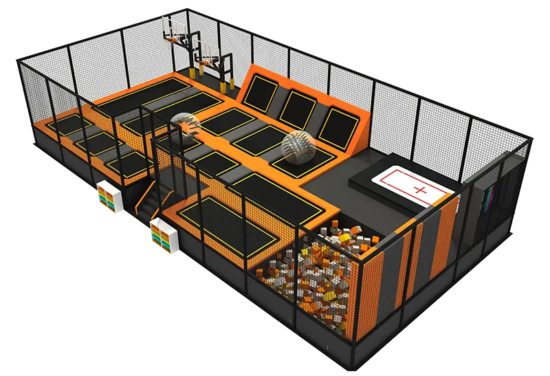 High-Safety-Indoor-Trampoline-Park